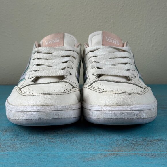 VANS White & Pink Lowland Cpmfy Cush Sneakers Womens Size 8,5 - Picture 3 of 10
